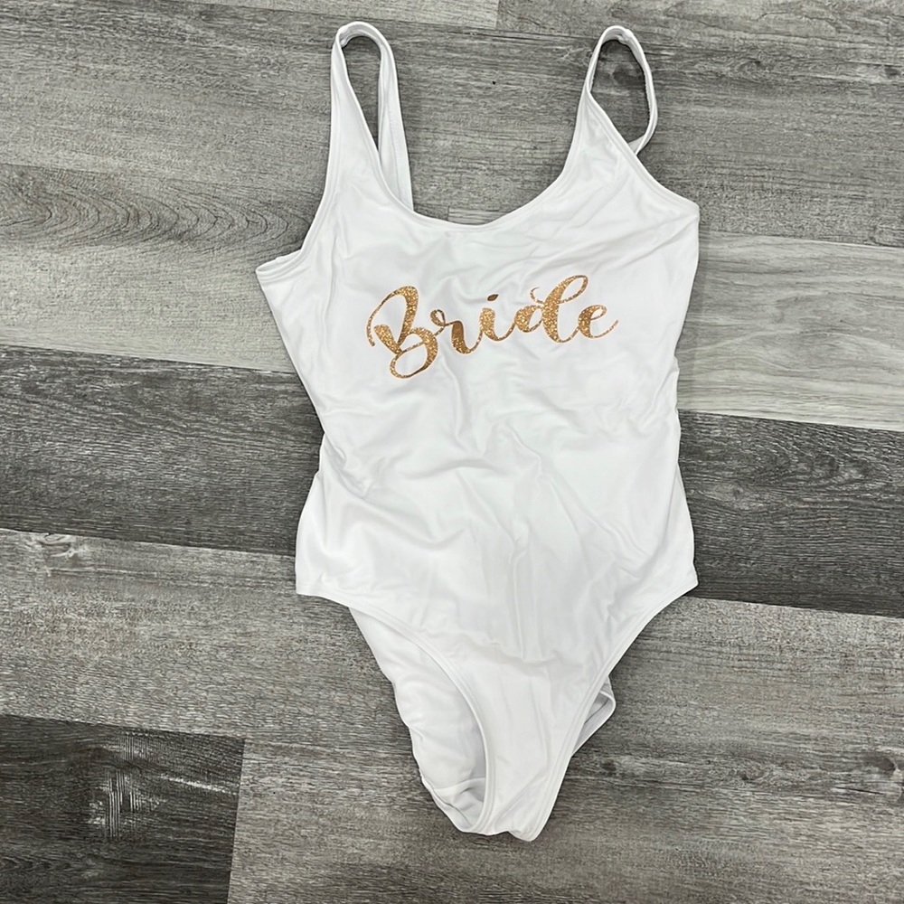 Bride bathing suit